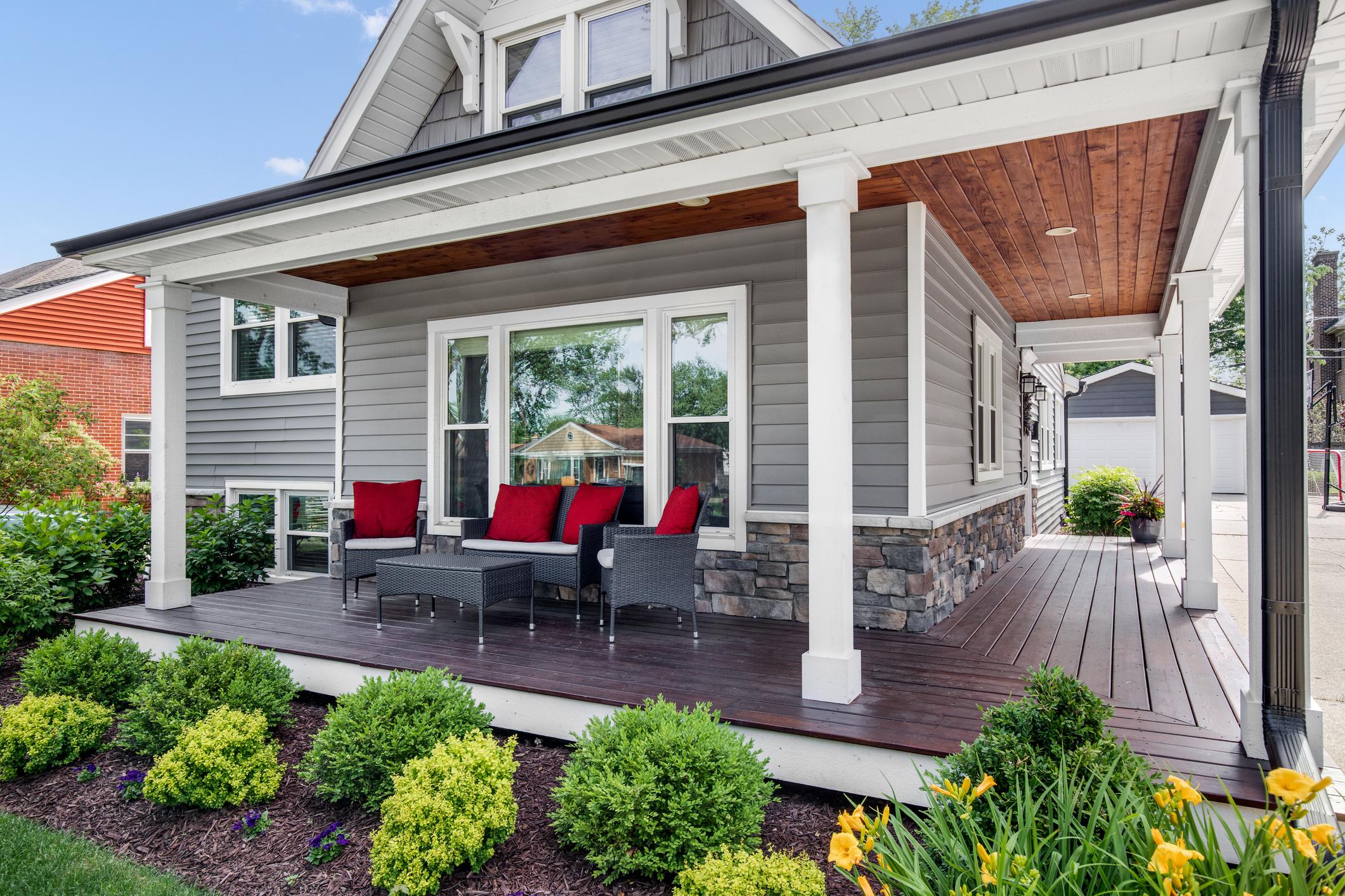 Exterior Front porch Remodel