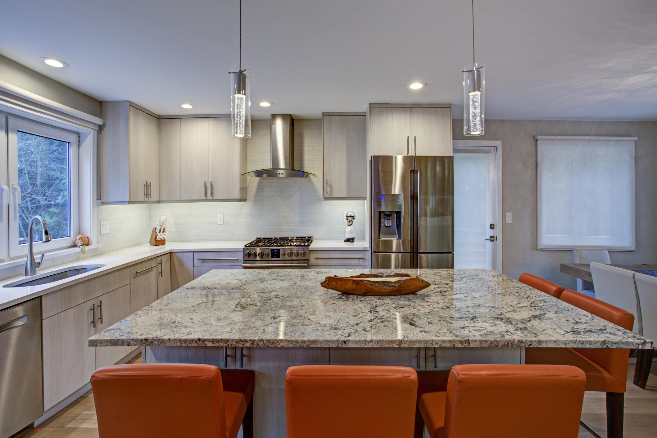 Kitchen Remodel on the afternoon